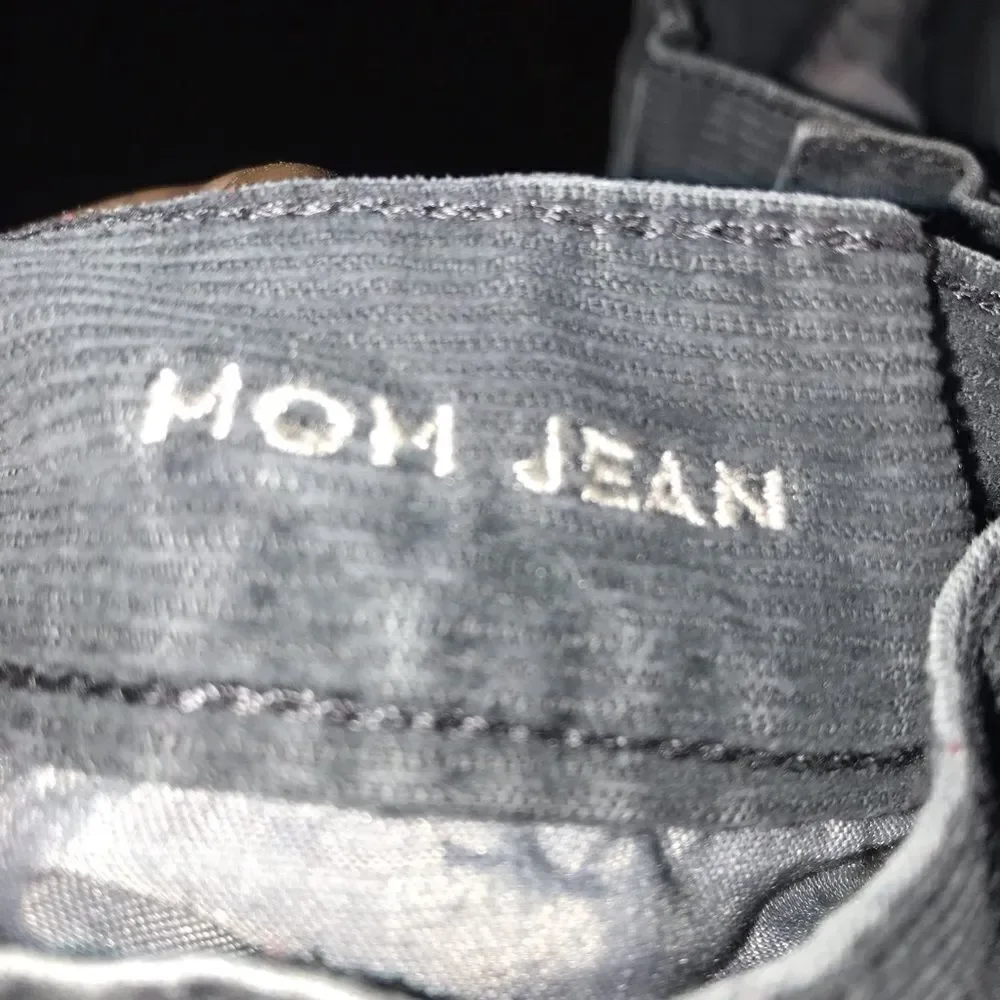 American Eagle Dark Grey Mom Jean